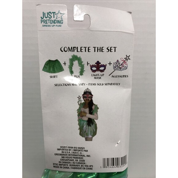 Fairy Skirt Green Waist 7.4-Inch to 15.7-Inch Kids - Picture 4 of 4